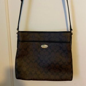 Coach Signature File Crossbody